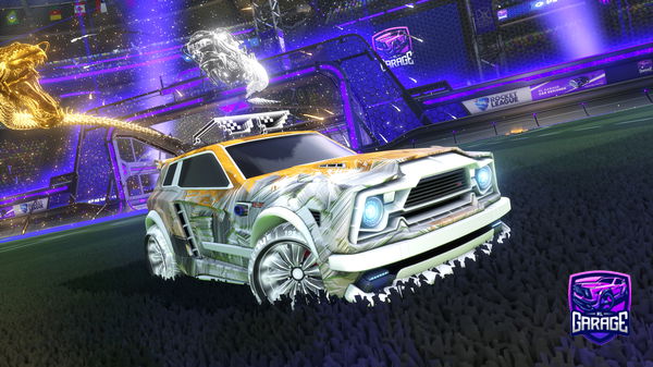 A Rocket League car design from Dragons2616431