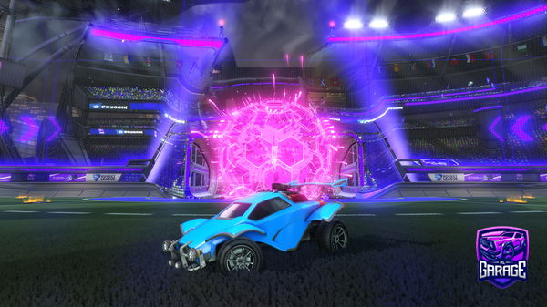 A Rocket League car design from YFFFGGH