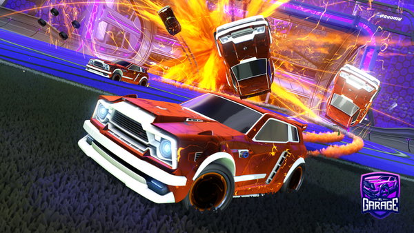 A Rocket League car design from Sails813
