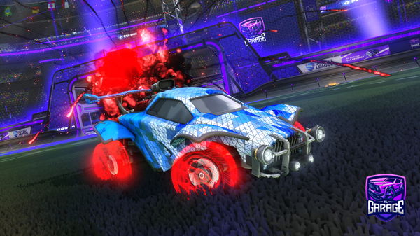 A Rocket League car design from FUSIONFLARE