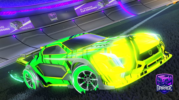 A Rocket League car design from Beanz750