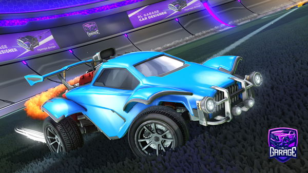 A Rocket League car design from Dxrkrl1