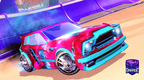 A Rocket League car design from Mysthicsonic