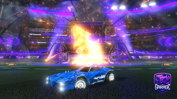 A Rocket League car design from FAZEmanu