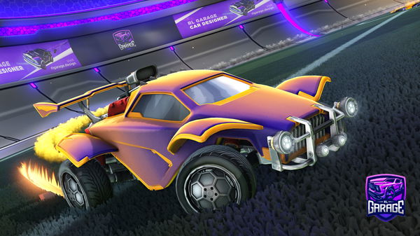 A Rocket League car design from Bilal123