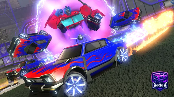 A Rocket League car design from The_W0lff
