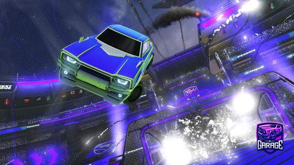 A Rocket League car design from Wiskie13