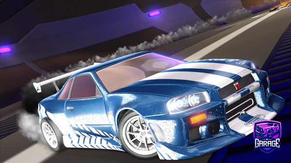 A Rocket League car design from F-I-A-N-S-O
