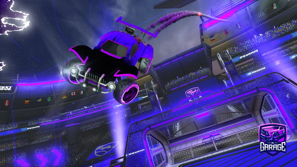A Rocket League car design from MUKA17