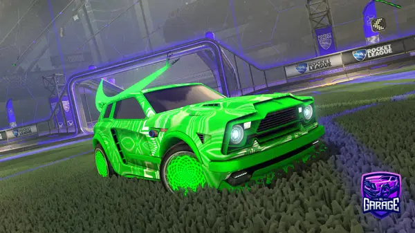 A Rocket League car design from ROQUERAS