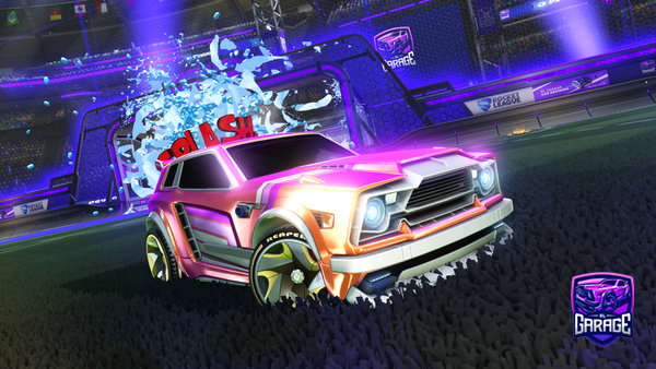 A Rocket League car design from ZeltzyAU