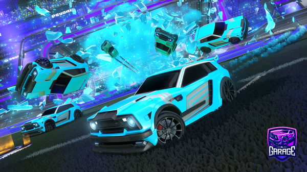 A Rocket League car design from Lewjz