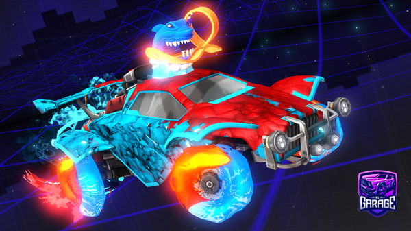 A Rocket League car design from Skywalk10