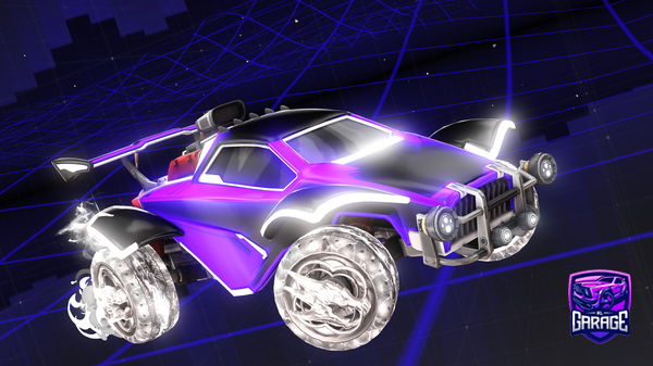 A Rocket League car design from 125Merk