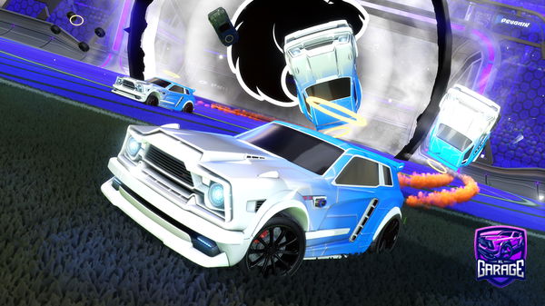 A Rocket League car design from Daviegg7