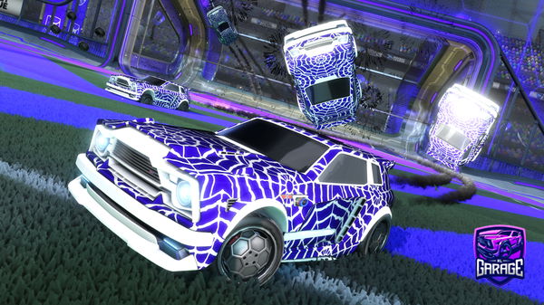 A Rocket League car design from yupyuppep