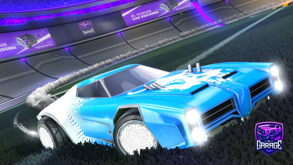 A Rocket League car design from Flash_RCR