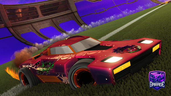 A Rocket League car design from FireSchorcher