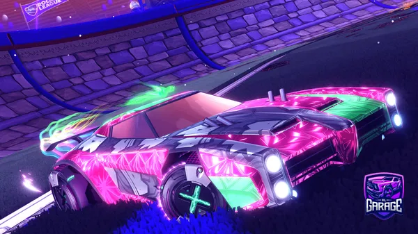 A Rocket League car design from -Goose-