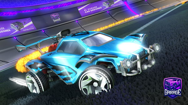 A Rocket League car design from boosted497