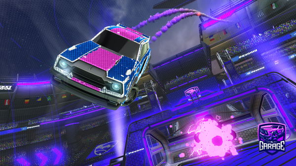 A Rocket League car design from Sando64