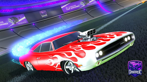 A Rocket League car design from ChillGrille