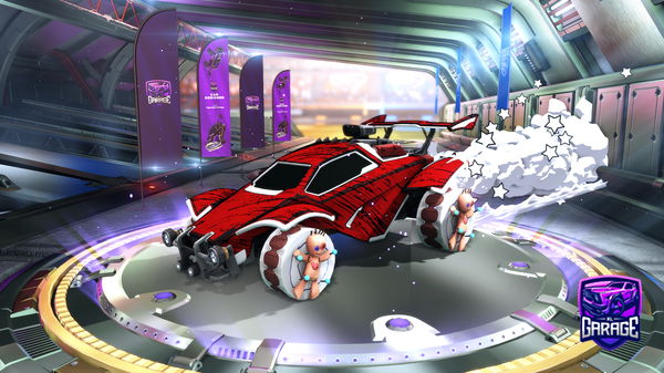 A Rocket League car design from ghostmob