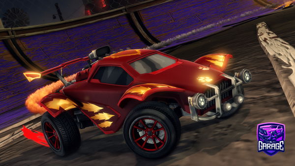 A Rocket League car design from VERTEX-210