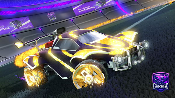 A Rocket League car design from KnowmSayin