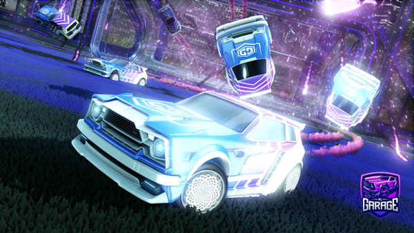 A Rocket League car design from Hue_Hannes