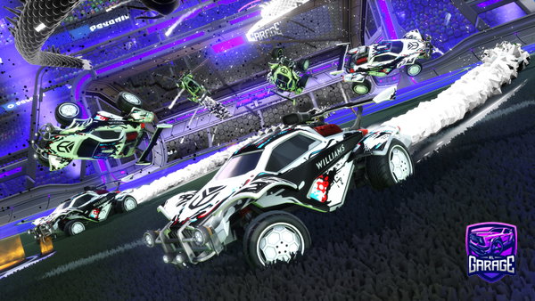 A Rocket League car design from perezoso017