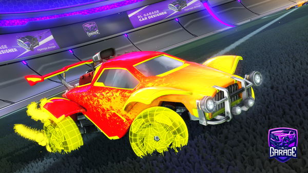A Rocket League car design from Ztheamazing