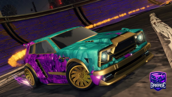 A Rocket League car design from NathanDu11
