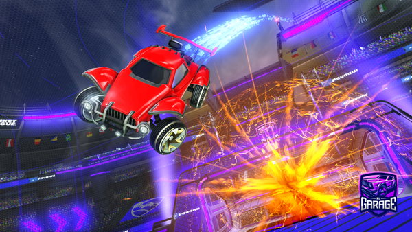 A Rocket League car design from DJREIVAX15