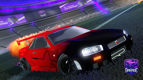A Rocket League car design from Pizza07