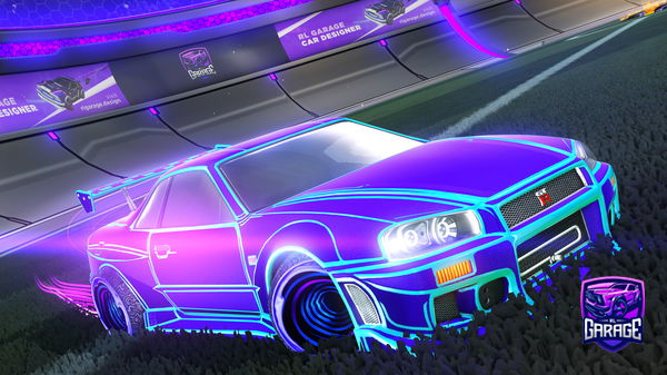 A Rocket League car design from BonesBrandon