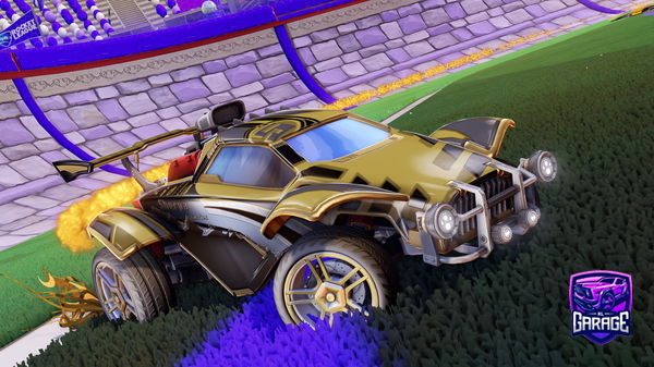 A Rocket League car design from NinjaGilley