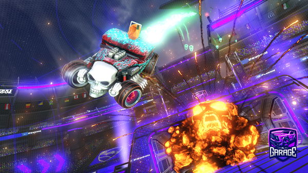 A Rocket League car design from Celeste-del-alma