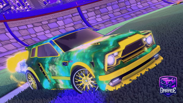 A Rocket League car design from Pankumi