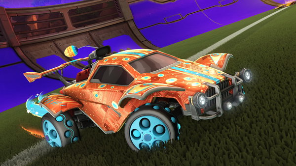 A Rocket League car design from est-oc31