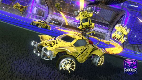 A Rocket League car design from Spectramo867