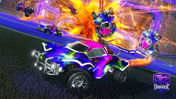 A Rocket League car design from AunSonMisHijos