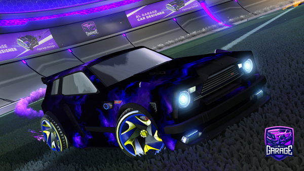 A Rocket League car design from liljuicyduk