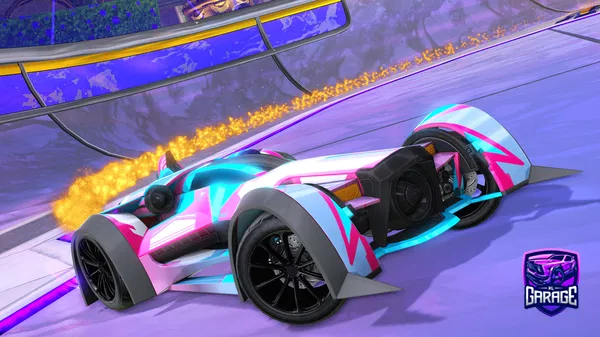 A Rocket League car design from Mjgoeke