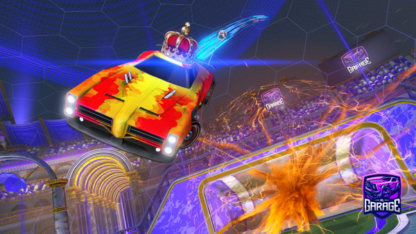 A Rocket League car design from HyperFire22