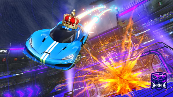 A Rocket League car design from Cristian006