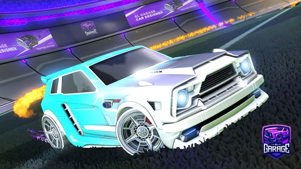 A Rocket League car design from spaldhinos