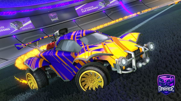 A Rocket League car design from DRW