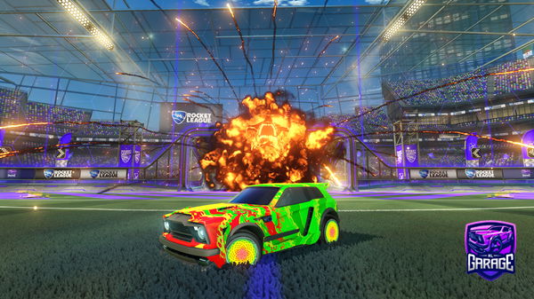 A Rocket League car design from OrcaAkira007