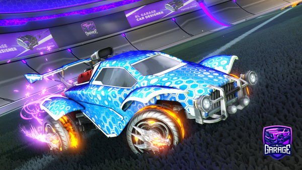 A Rocket League car design from Jacobwaza